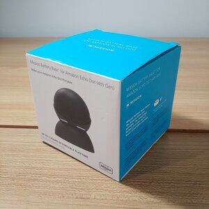 Mission Battery Base For Amazon‎ Echo Dot (Black) **NEW** 4th Generation